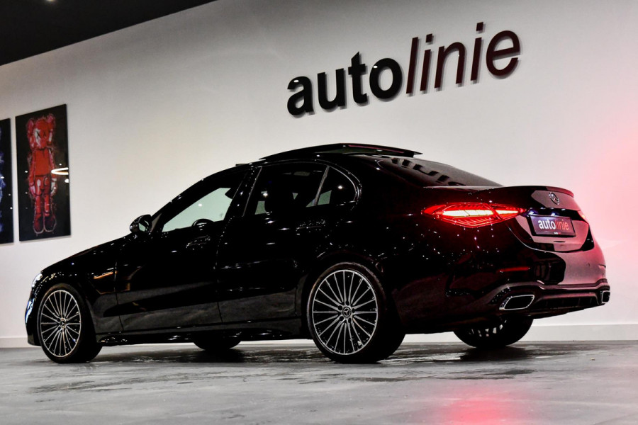 Mercedes-Benz C-Klasse 300 4MATIC AMG Night. Pano, Distro+, Burm, Camera, Sfeer, 19'', Digital, Dodeh, CarPlay!