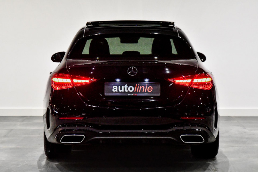 Mercedes-Benz C-Klasse 300 4MATIC AMG Night. Pano, Distro+, Burm, Camera, Sfeer, 19'', Digital, Dodeh, CarPlay!