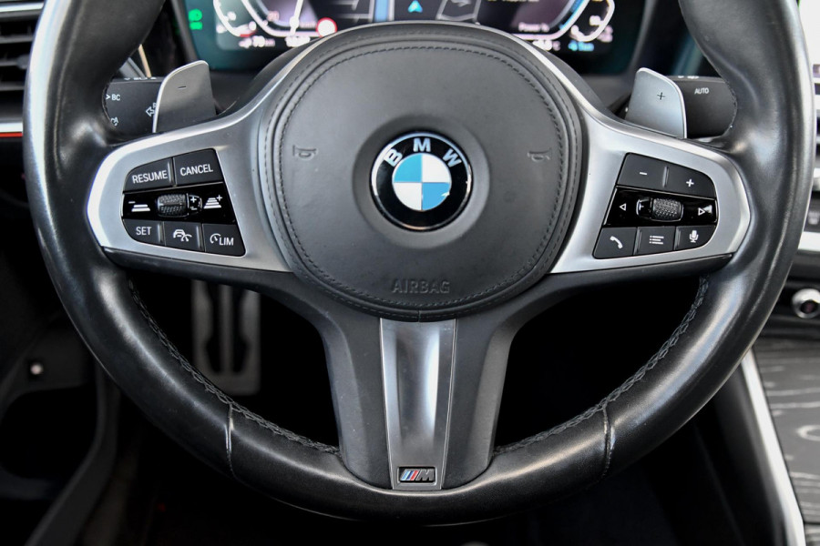 BMW 3-serie 320e M-Sport, Aero, Pano, Memory, HUD, Laser, ACC, 360, Leder,btw Keyless, Sfeer, Hifi, Dodeh, CarPlay!