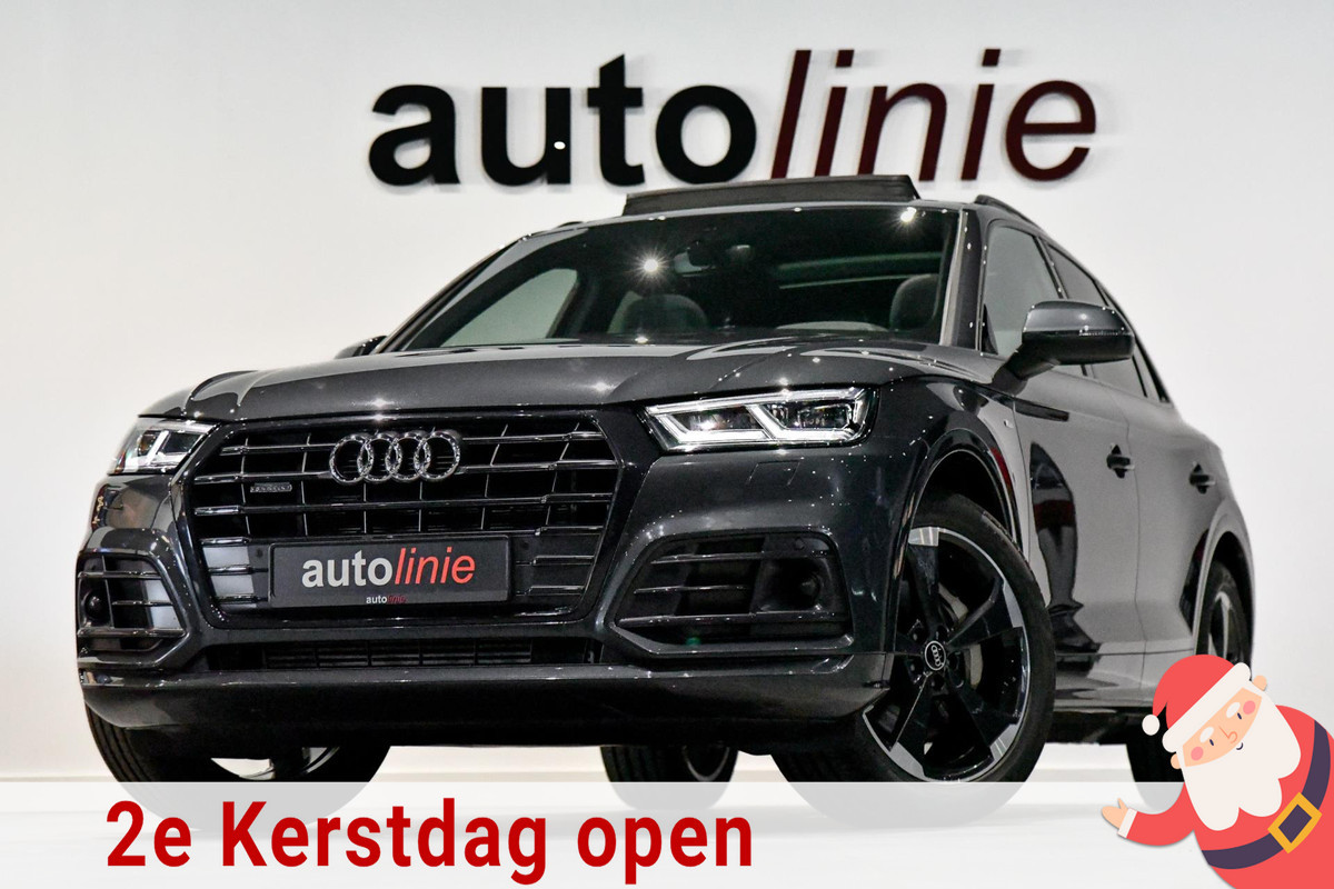 Audi Q5 50 TFSI e quattro S-Line. BTW, Luchtvering, Pano, Memory, ACC, Trekh, Keyless, Camera, Sfeer, CarPlay!