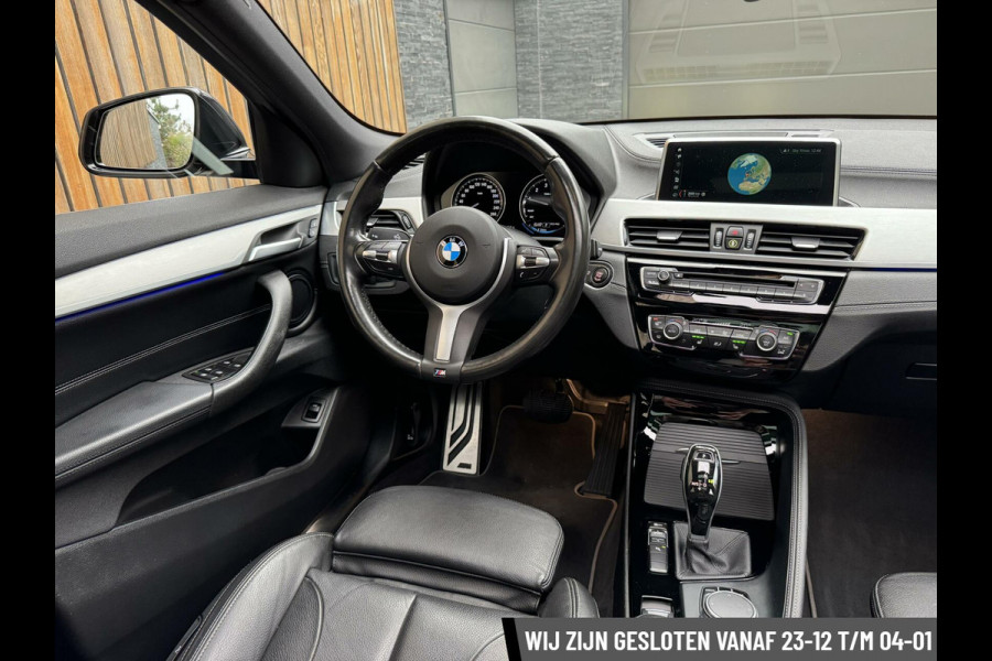 BMW X2 sDrive18i High Executive M-sport Automaat | Panoramadak | Lederen interieur | LED verlichting | Sfeerverlichting | DAB radio | H