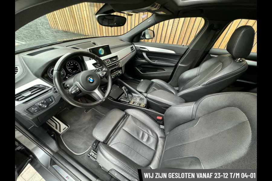 BMW X2 sDrive18i High Executive M-sport Automaat | Panoramadak | Lederen interieur | LED verlichting | Sfeerverlichting | DAB radio | H