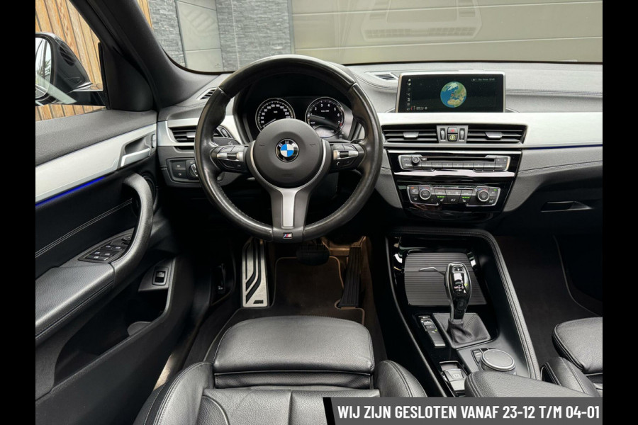 BMW X2 sDrive18i High Executive M-sport Automaat | Panoramadak | Lederen interieur | LED verlichting | Sfeerverlichting | DAB radio | H