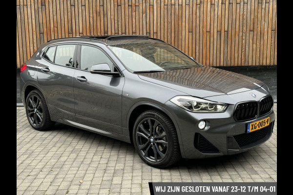 BMW X2 sDrive18i High Executive M-sport Automaat | Panoramadak | Lederen interieur | LED verlichting | Sfeerverlichting | DAB radio | H