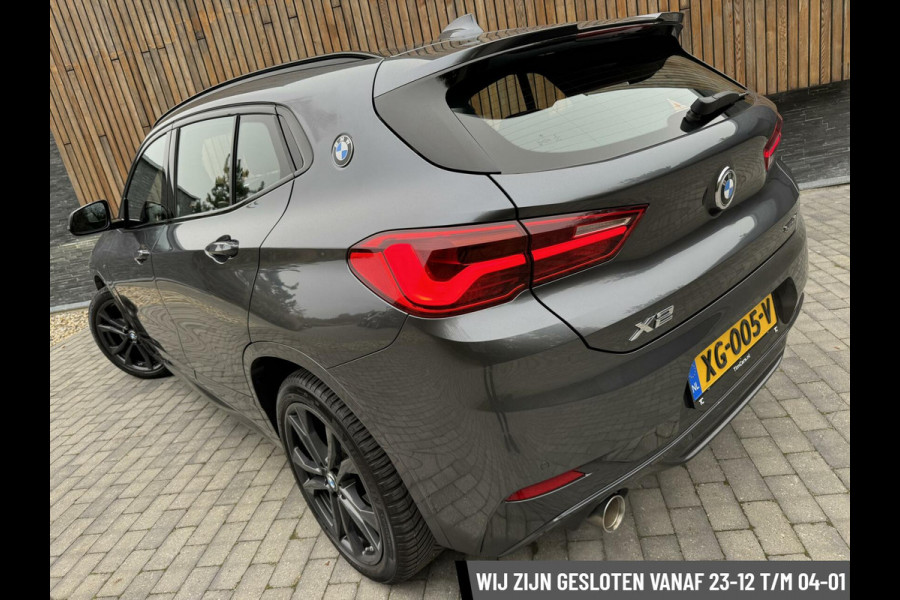 BMW X2 sDrive18i High Executive M-sport Automaat | Panoramadak | Lederen interieur | LED verlichting | Sfeerverlichting | DAB radio | H