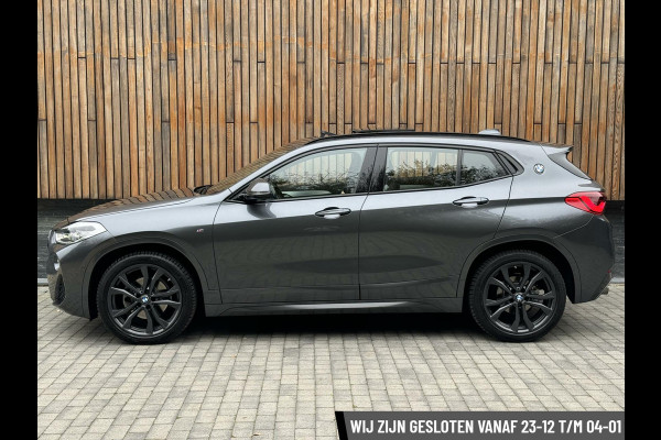 BMW X2 sDrive18i High Executive M-sport Automaat | Panoramadak | Lederen interieur | LED verlichting | Sfeerverlichting | DAB radio | H