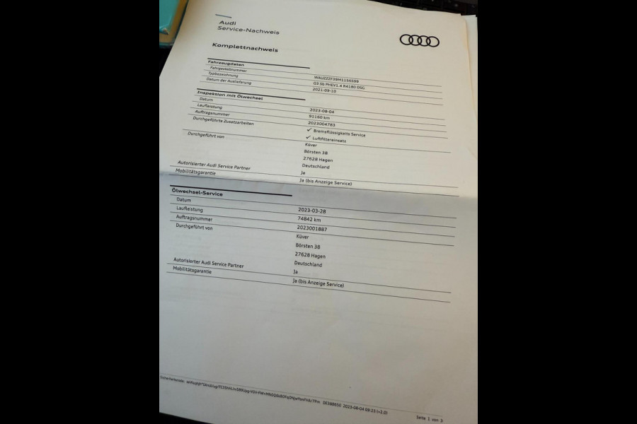 Audi Q3 Sportback 45 TFSI e 3XS-LINE BLACKLINE NAVI/V-COCKPIT/DAB/CARPLAY/LEDER///