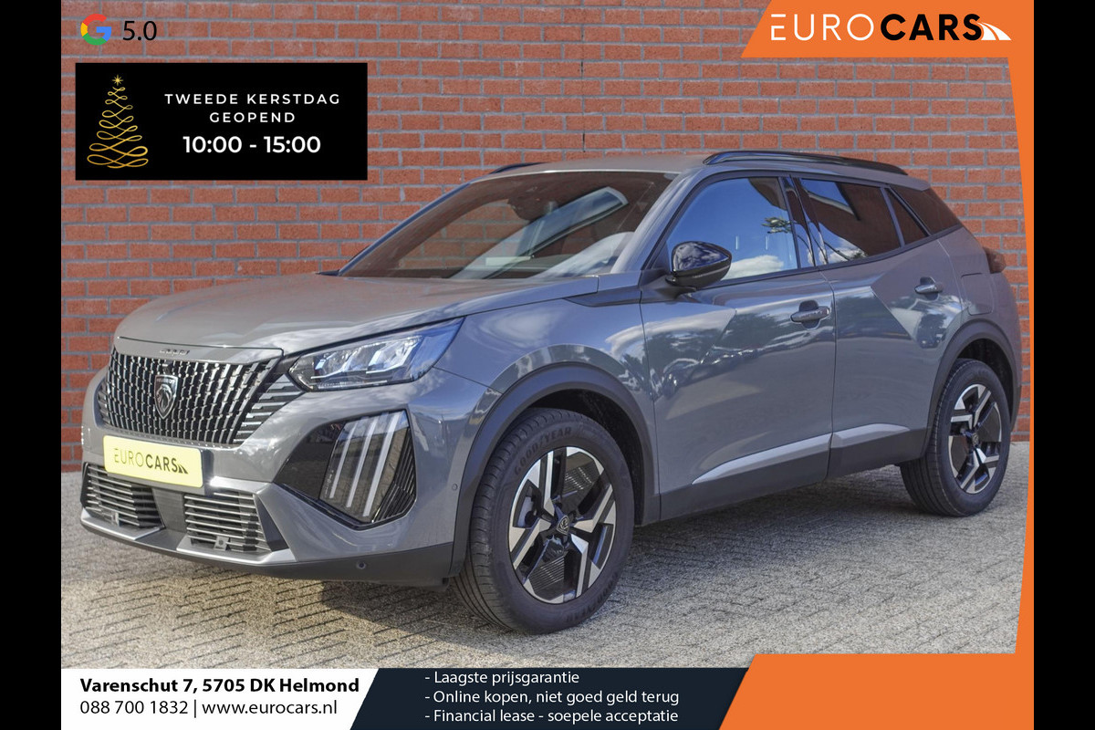 Peugeot 2008 1.2 PureTech 130pk Automaat Allure Navigatie Apple Carplay/Android Auto 360 camera Parkeersensoren Blind Spot Assist Adaptive Cruise Control Stoelverwarming Getinte ramen Climate Control