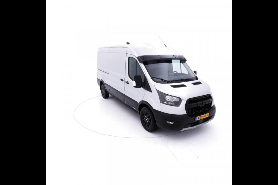 Ford Transit 350 2.0 TDCI L3H2 Trail MHEV luxe trail uitvoering leder carplay cruise lease 675,- p/md