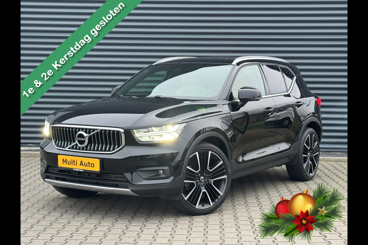 Volvo XC40 T5 Recharge Inscription Plug In Hybrid PHEV | Panodak | 21'' | Lederen Sportstoelen Verwarmd | PDC | Navigatie | DAB |