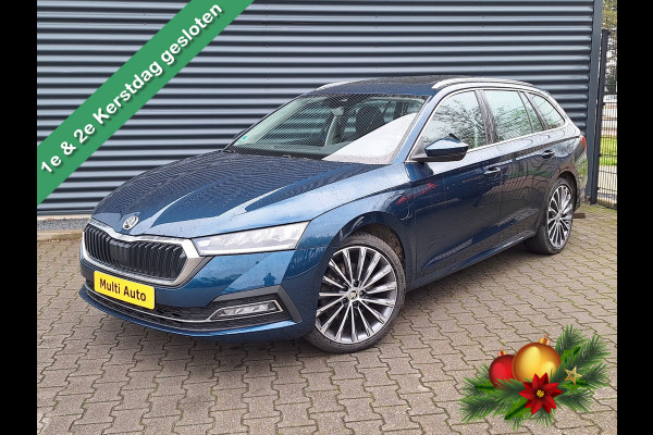 Škoda Octavia Combi 1.4 TSI iV PHEV Sportline Business Plug In Hybrid PHEV | Lederen Sportstoelen Ergo & Memory | Carplay | Stoel Verwarming + Verkoeling | Panodak | Draadloos Laden |