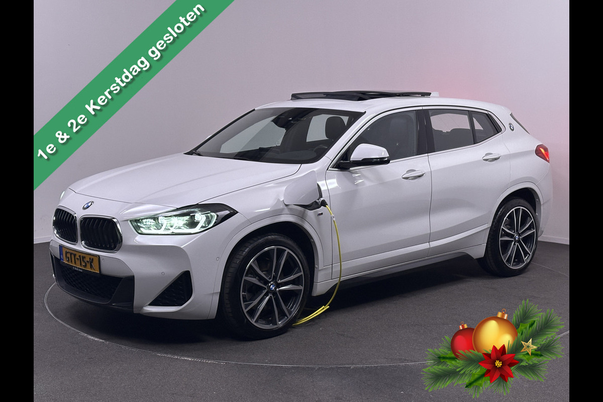 BMW X2 xDrive25e M Sport Plug In Hybrid Dealer O.H PHEV | Panodak | Adaptive Cruise | Lederen Sportstoelen Memory | Head Up | Camera | 19"L.M |  Keyless | Stuurverwarming |