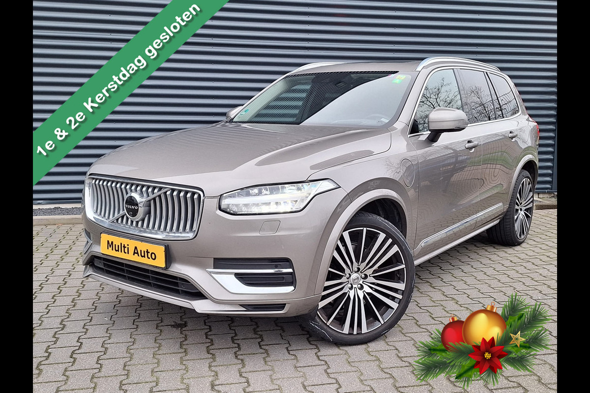 Volvo XC90 T8 Recharge AWD Inscription Plug in Hybrid 7 Persoons PHEV | Panodak | Lederen Sportstoelen Memory | Harman Kardon Sound | 360 Camera | Adaptive Cruise | Head Up | L.M. 22" | Sfeerverlichting | Carplay |