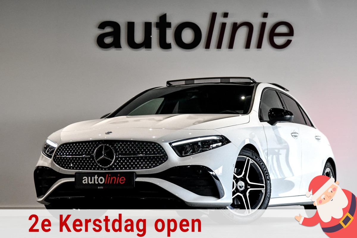 Mercedes-Benz A-Klasse 180 AMG Night. Facelift. Pano, Keyless, Camera, Sfeer!