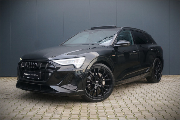 Audi e-tron e-tron 50 quattro Launch edition Black 71 kWh | S-Line | Panoramadak | Memory Seats | Luchtvering | Adaptive Cruise Control | Camera | Keyless | Matrix LED | Leder | Stoelverwarming | NAP | BTW