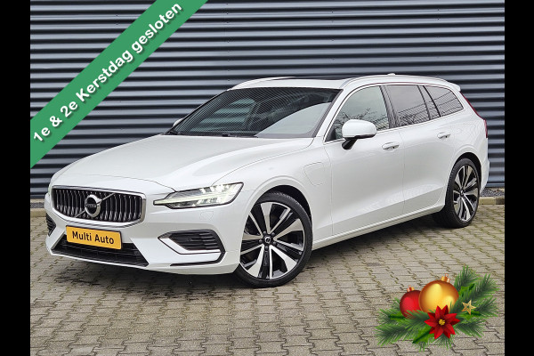 Volvo V60 T6 Recharge AWD Inscription Plug In Hybrid PHEV | Panodak | Adaptive Cruise | Harman Kardon | BLIS | Sportstoelen Memory | Stuur & Stoelverwarming | Apple Carplay | Camera | Keyless |