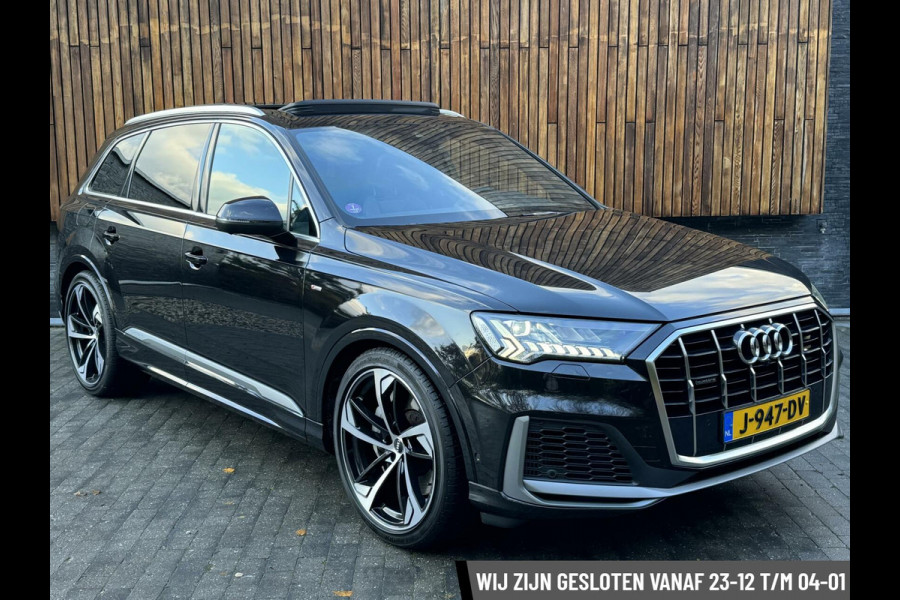 Audi Q7 55 TFSI e quattro Pro Line S | Panoramadak | Camera rondomzicht | LED verlichting | Keyless pakket | Leer/alcantara bekleding |