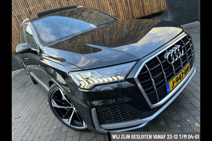 Audi Q7 55 TFSI e quattro Pro Line S | Panoramadak | Camera rondomzicht | LED verlichting | Keyless pakket | Leer/alcantara bekleding |