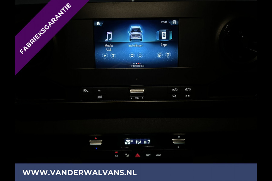 Mercedes-Benz Sprinter 317 CDI 170pk L3H2 Fabrieksgarantie Euro6 Airco | Camera | Apple Carplay | Android Auto Cruisecontrol, Parkeersensoren, Bijrijdersbank, Stoelverwarming, MBUX