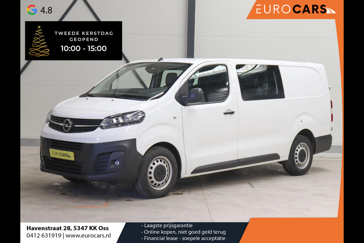 Opel Vivaro 2.0 CDTI 144pk L3H1 Dubbele Cabine Automaat 6p | Navigatie | Apple Carplay/Android Auto | Cruise Control | Trekhaak | Parkeer sensoren #