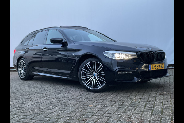 BMW 5 Serie Touring 520D 191pk High Executive M-sport Pano.dak Trekhaak(2000kg)