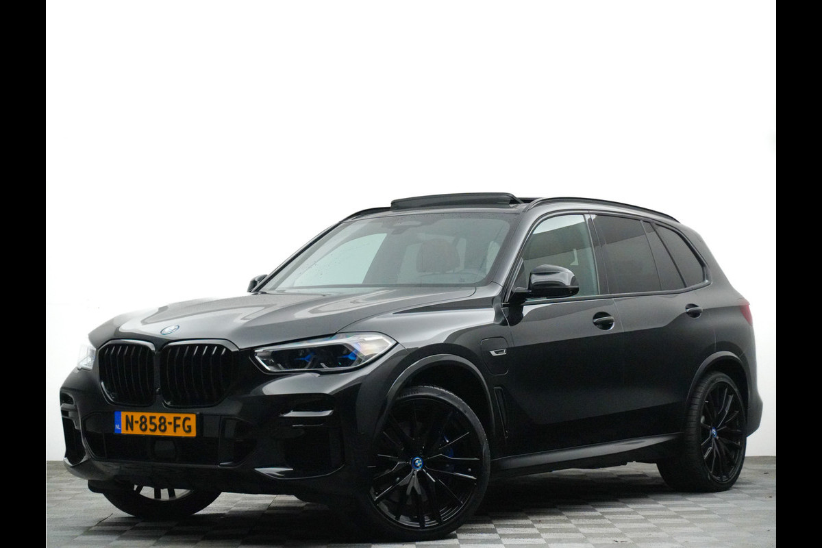 BMW X5 xDrive45e M-Performance 400pk Individual Black (massage,laser,panodak,head-up-360,full)