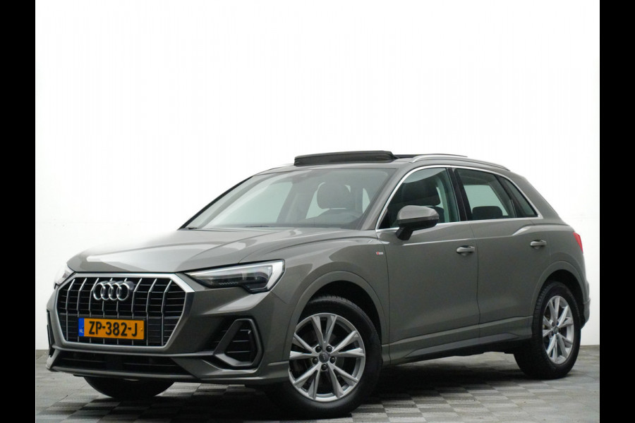 Audi Q3 35 TFSI 150pk Aut7 S-Line (leer,virtual dash,panodak,360,matrix)