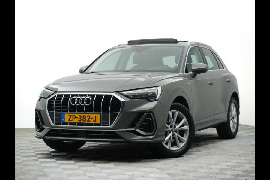 Audi Q3 35 TFSI 150pk Aut7 S-Line (leer,virtual dash,panodak,360,matrix)