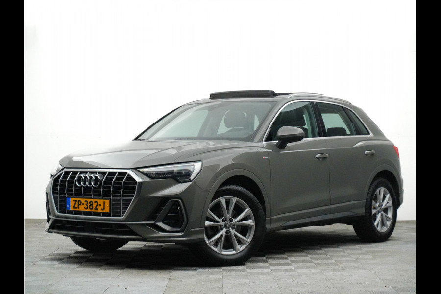 Audi Q3 35 TFSI 150pk Aut7 S-Line (leer,virtual dash,panodak,360,matrix)