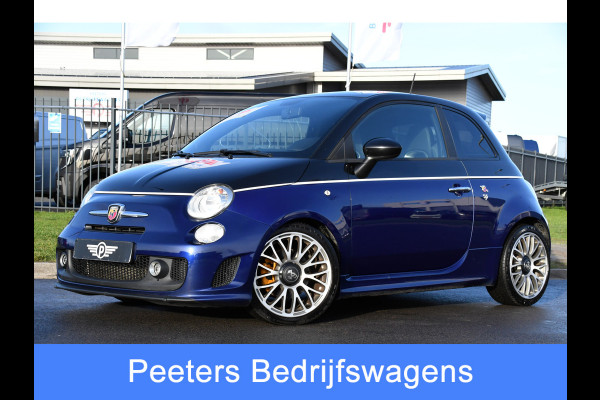 Fiat 500 1.4 T-Jet Abarth Custom Virtual, Leder, Airco, 136PK, Mistlampen, UNIEK!