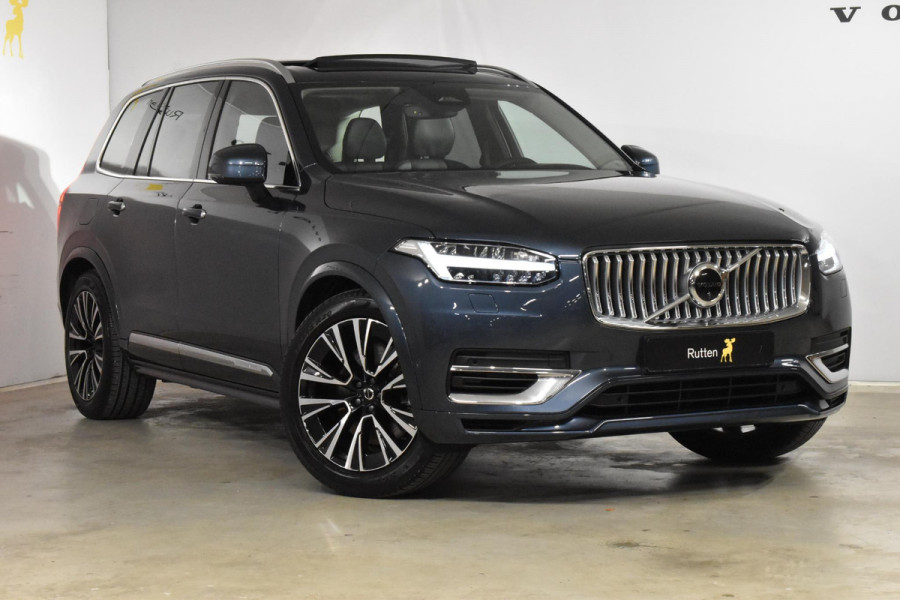 Volvo XC90 T8 455PK Long Range AWD Ultimate Bright / Bowers&Wilkins / Luchtvering / 360 camera / Ventilatie stoelen / Gelamineerd glas / Trekhaak