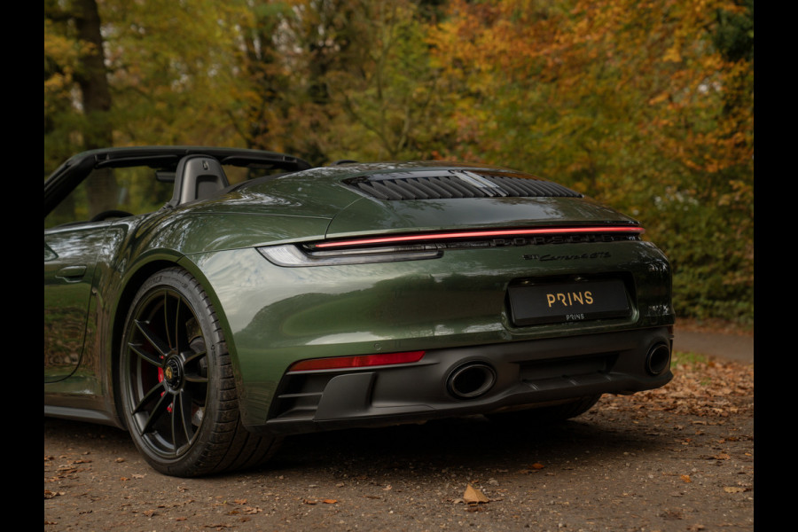 Porsche 911 Cabrio 992 Carrera 4 GTS | PTS Oak Green | SportDesign | Full Xpell PPF | 1e eigenaar