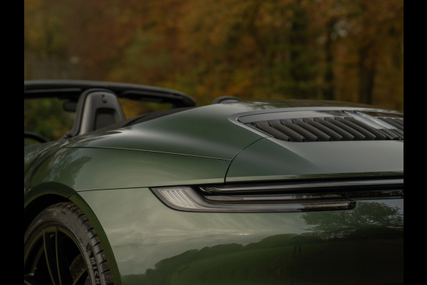 Porsche 911 Cabrio 992 Carrera 4 GTS | PTS Oak Green | SportDesign | Full Xpell PPF | 1e eigenaar