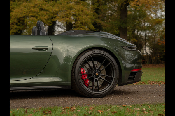 Porsche 911 Cabrio 992 Carrera 4 GTS | PTS Oak Green | SportDesign | Full Xpell PPF | 1e eigenaar