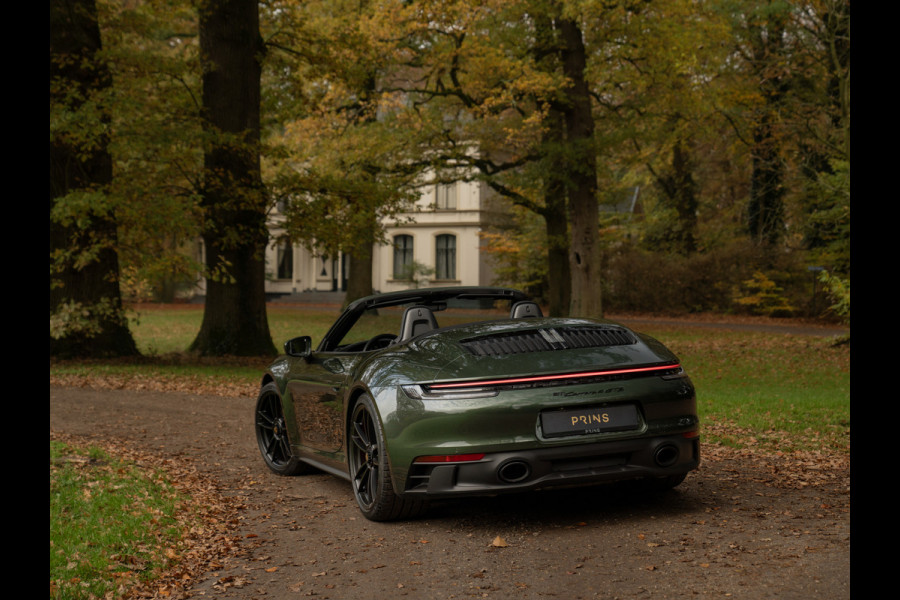 Porsche 911 Cabrio 992 Carrera 4 GTS | PTS Oak Green | SportDesign | Full Xpell PPF | 1e eigenaar