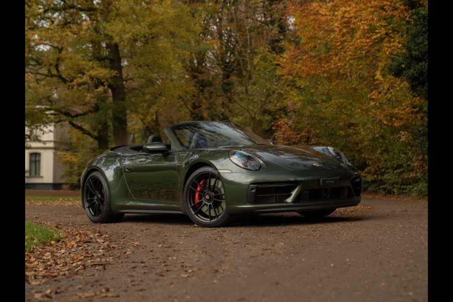 Porsche 911 Cabrio 992 Carrera 4 GTS | PTS Oak Green | SportDesign | Full Xpell PPF | 1e eigenaar