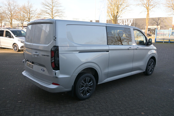 Ford Transit Custom 300L 2.0 TDCI L2H1 Limited DC Driver Assistance Pack Premium, Middenconsole, Inklapbare trekhaak