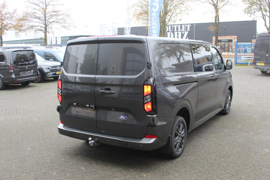 Ford Transit Custom 300L 2.0 TDCI L2H1 Limited DC Driver Assistance Pack, Middenconsole, Inklapbare trekhaak