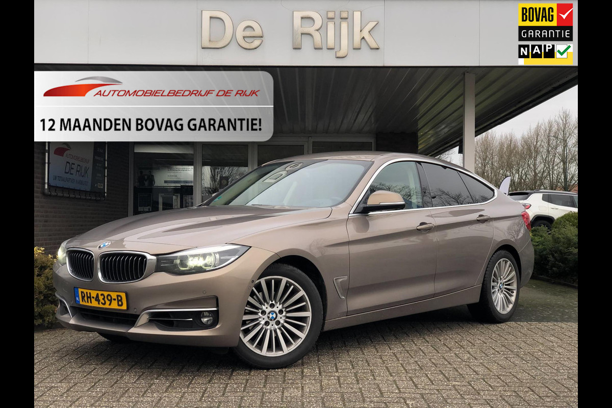 BMW 3-serie Gran Turismo 320i High Executive | Leder, Navi, Camera, Stoelverw., Head-Up, El. Trekhaak + Stoelen | Dealeronderh. |