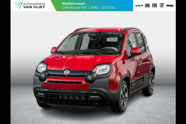 Fiat Panda Hybrid Pandina | Airco | Cruise | Priv Glass | Dakrails | 15" | PDC | Apple Carply | Rosso