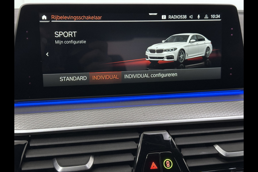 BMW 5 Serie 530e iPerformance eDrive M Sport Plug In Hybrid PHEV | Head Up | Leder | Sfeerverlichting | Cruise | Memory | Camera |