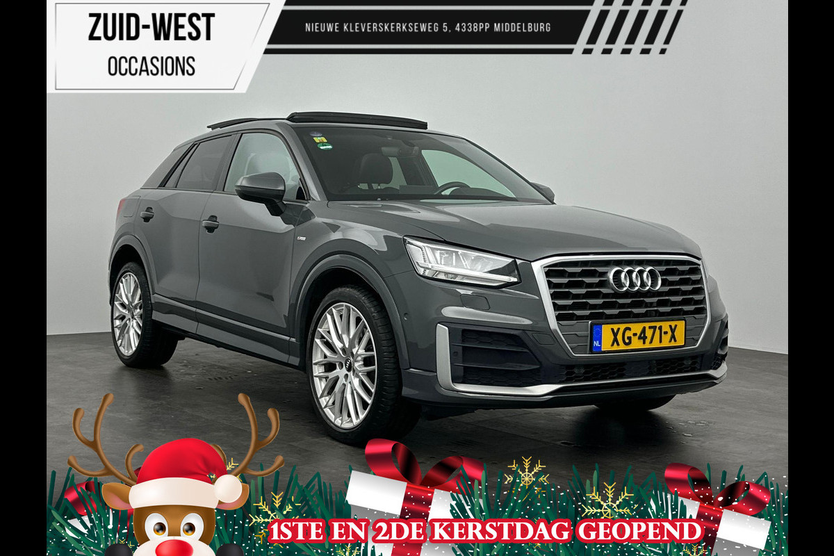 Audi Q2 1.4 TFSI CoD Launch Edition S-line Automaat Leder Panorama dak Stoelverwarming Led PDC