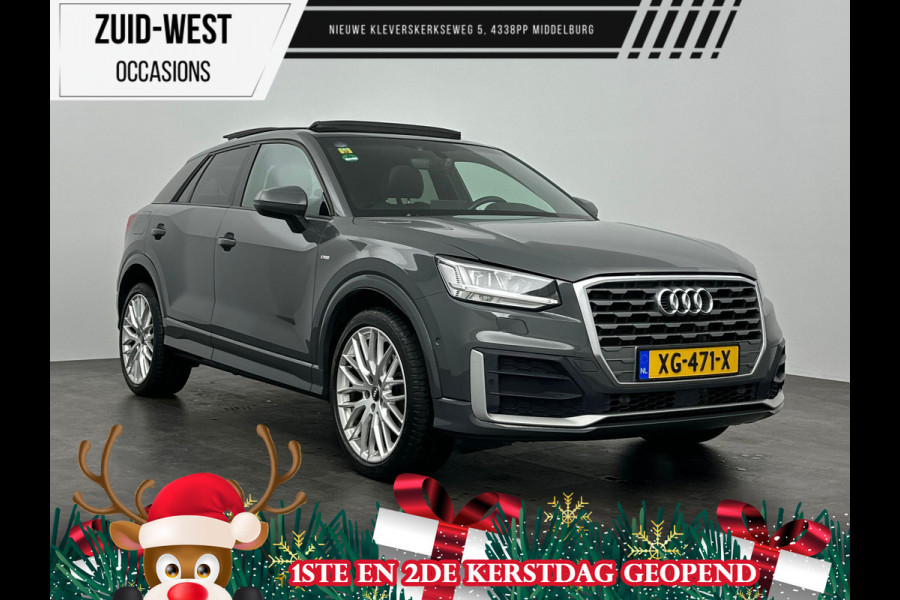 Audi Q2 1.4 TFSI CoD Launch Edition S-line Automaat Leder Panorama dak Stoelverwarming Led PDC