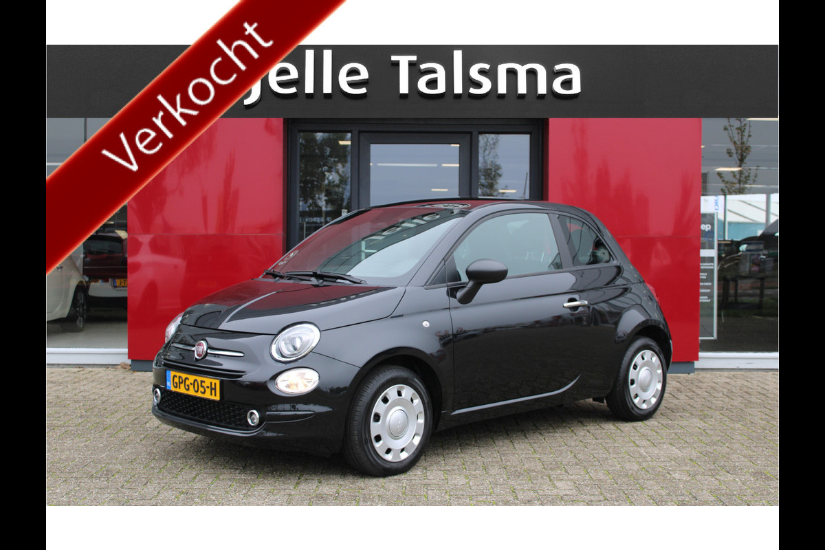 Fiat 500 1.0 70 Hybrid | 7" Scherm Apple/Android Carplay | Parkeersensoren | Hoogte regeling bestuurderstoel