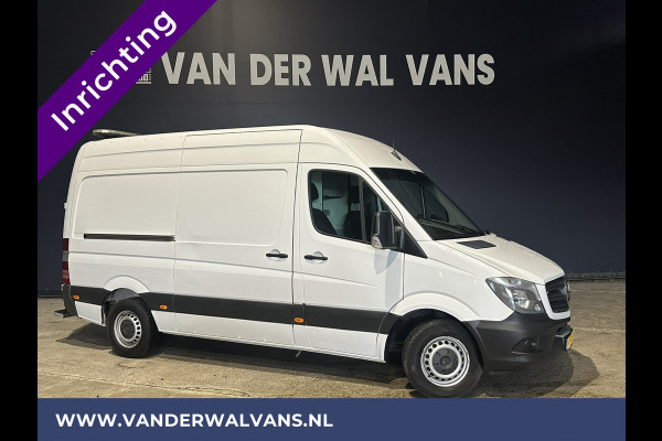 Mercedes-Benz Sprinter 316 CDI 164pk L2H2 inrichting Euro6 Airco | 2800kg Trekhaak | Camera cruisecontrol, parkeersensoren