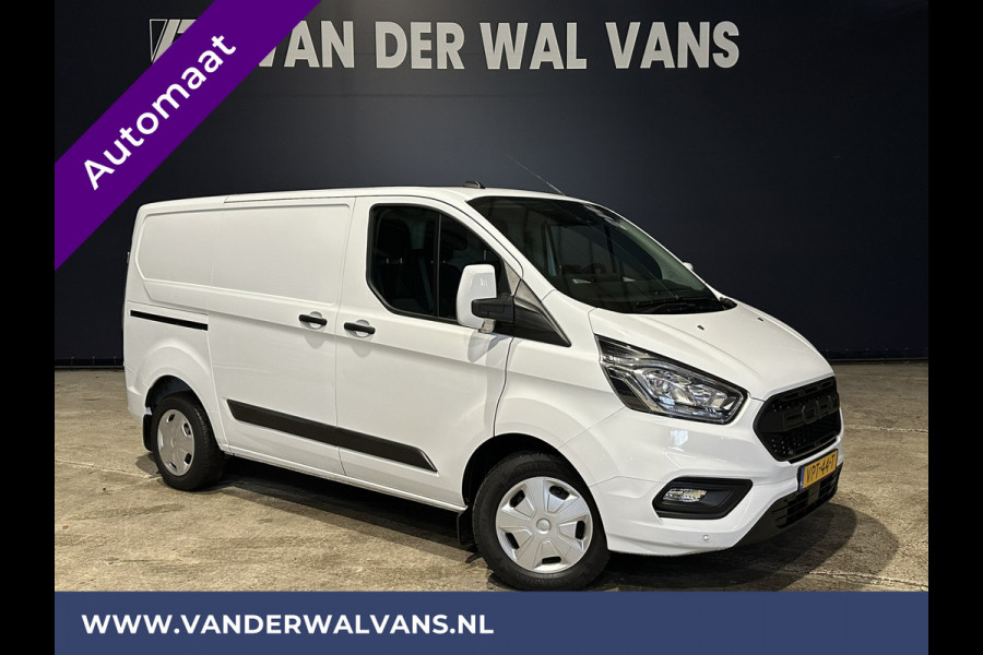 Ford Transit Custom 2.0 TDCI 130pk Automaat L1H1 Euro6 Airco | Apple Carplay | Camera cruisecontrol, parkeersensoren, verwarmde voorruit, trekhaak