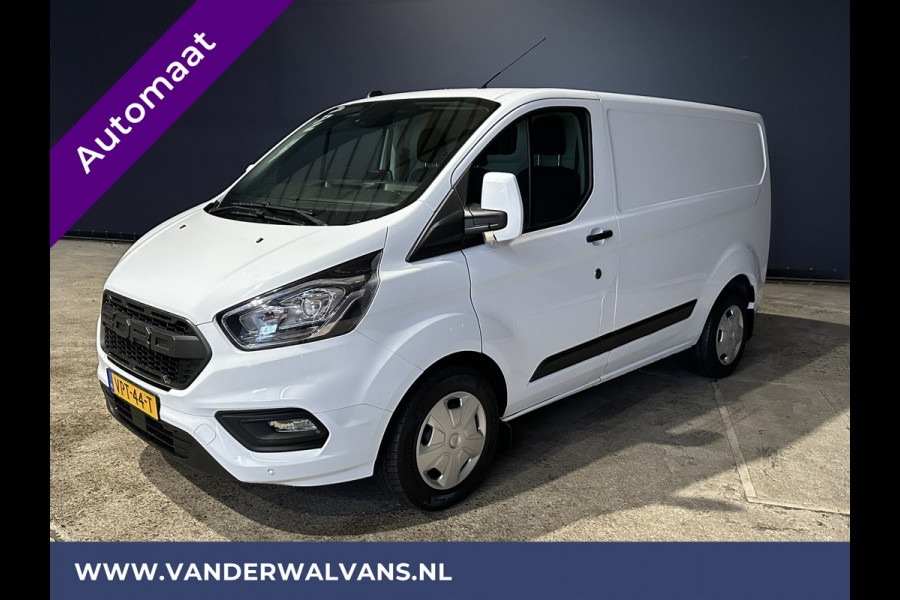 Ford Transit Custom 2.0 TDCI 130pk Automaat L1H1 Euro6 Airco | Apple Carplay | Camera cruisecontrol, parkeersensoren, verwarmde voorruit, trekhaak