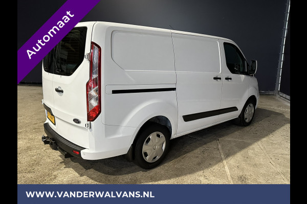 Ford Transit Custom 2.0 TDCI 130pk Automaat L1H1 Euro6 Airco | Apple Carplay | Camera cruisecontrol, parkeersensoren, verwarmde voorruit, trekhaak