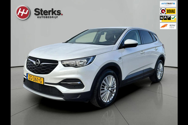 Opel Grandland X AUTOMAAT 1.2 Turbo Business Executive CARPLAY HALF LEDER 18"LM VELGEN NL AUTO DISTRIBUTIERIEM IS VERVANGEN