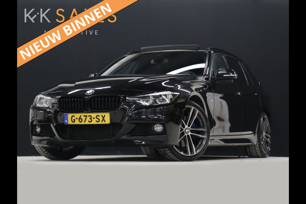 BMW 3 Serie Touring 318i M Sport Corporate Lease [SCHUIFDAK, CAMERA, STOELVERWARMING, VOL. LEDER, PDC V+A, HUD, NAVIGATIE, CRUISE, CLIMATE, NIEUWSTAAT]